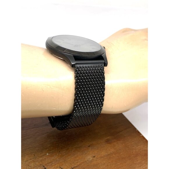 Michael Kors Men's Watch MK9138 Quartz Black Dial Mesh Stainless Steel 44mm - Picture 12 of 14